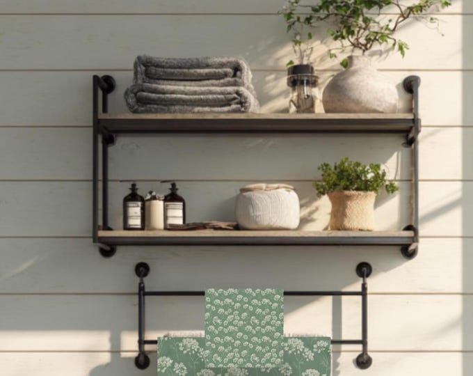 Queen Annes Lace Floral Face Towel - Soft Cotton Bathroom Accessory, Perfect for Spa Days, Self-Care, Gifts, Home Decor, Eco-Friendly