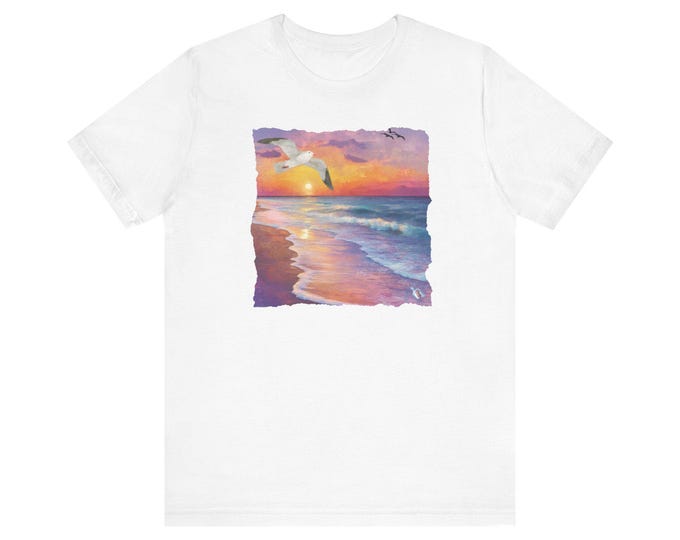 Message in a Bottle Tee - Beach T-Shirt, Romantic Vibes, Gift for Her, Beach Lovers, Beachwear