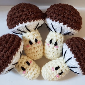 Crochet Mushroom: handmade and great for gifts, kids, friends, decoration etc.