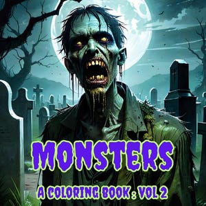 Monster Coloring Book: Volume 2