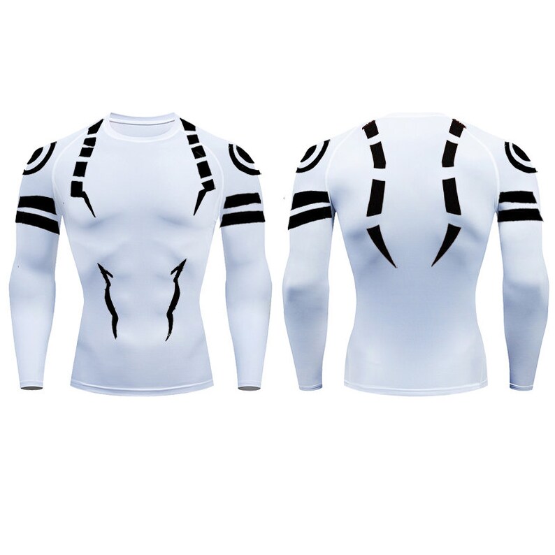 Sukuna Long Sleeve Compression Shirt Etsy