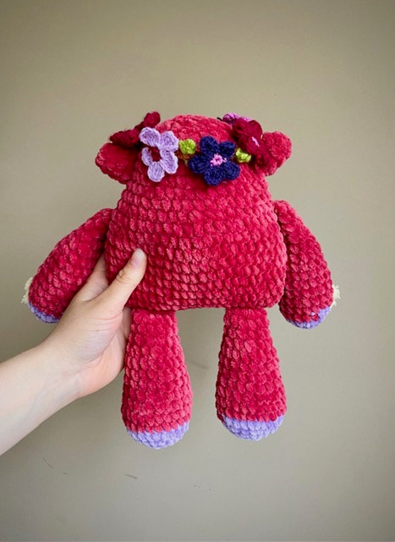 Spring monster crochet pattern zdjęcie 3