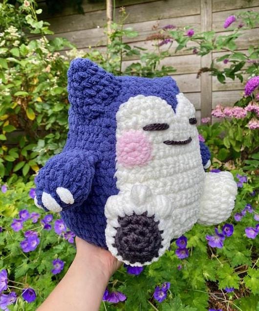 30 Snorlax Crochet Patterns for Giant Plushies, Tiny Amigurumi, and Cozy Handmade Gifts 9 Snorlax Crochet Pattern