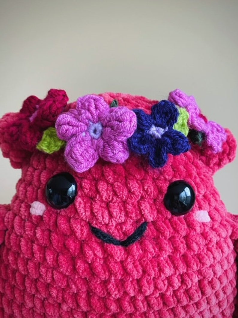 Spring monster crochet pattern zdjęcie 2