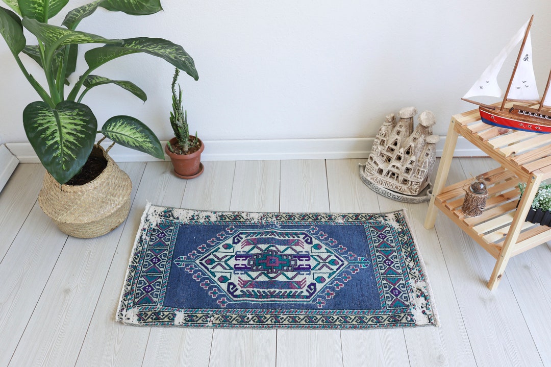 2x3 Oushak Rug, 2x3 Mini Rug, Small Size Rug, Turkish Mini Rug, Door