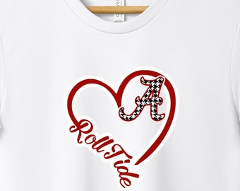 Alabama Roll Tide T-shirt: Retro Game Day Crewneck