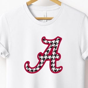 Alabama Crimson Tide T-shirt: Retro Houndstooth Bama Game Day Tee