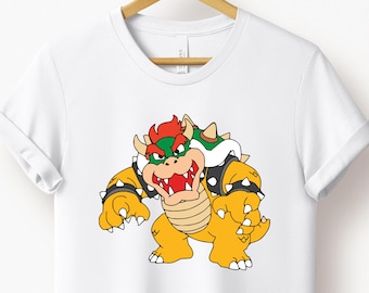 Bowser Super Mario T-Shirt: Family Matching Tee for Kids