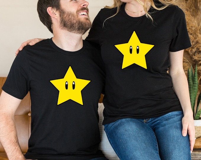 Super Mario Bros. Super Star Shirt: Retro Gaming Tee