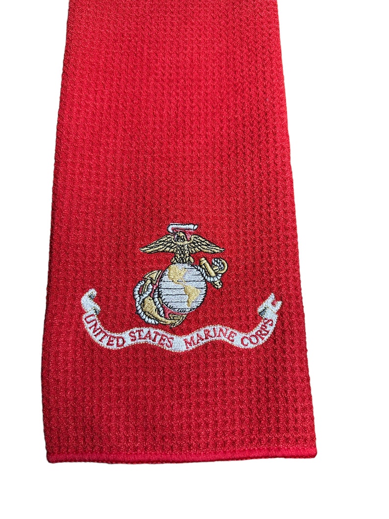 U.S. Marines Corps Golf Towel Etsy