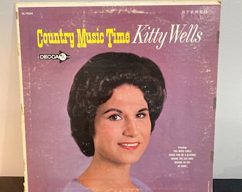 Vinylalbum - Kitty Wells - Country Music Time - DL 74554