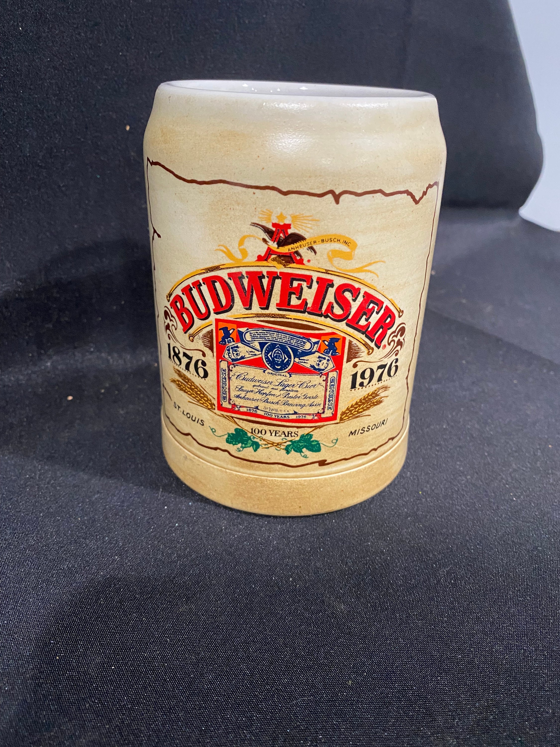 アンティーク雑貨 80sVTG Budweiser Cerveza PubMiller Spain アンティーク雑貨 - 本当に信頼出来る店 Amazon.com Spain PubMiller