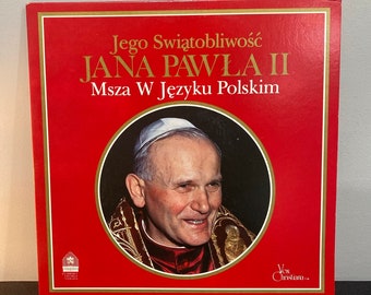 Vinyl Album- His Holiness John Paul II- Mass In English- VC 3002