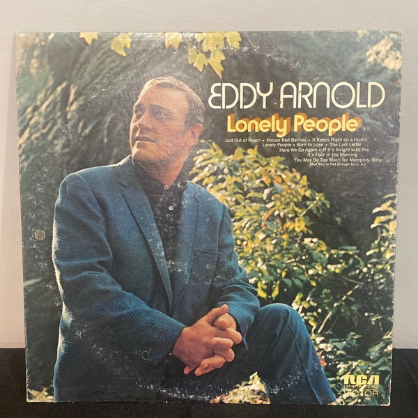 Vinyl Album- Eddy Arnold Lonely People LSP 4718