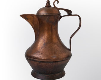 Vintage Copper Brass Pitcher