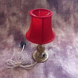 Vintage Brass Table Lamp With Shade, Vintage Brass Lamp, Home decor Vintage,Vintage Brass, Table Lamp