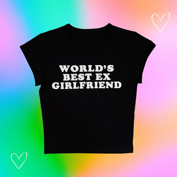 Funny "World's Best Ex Girlfriend" Unisex T-Shirt — Gift For Men & Women, Sarcastic Humor Tee - View #5