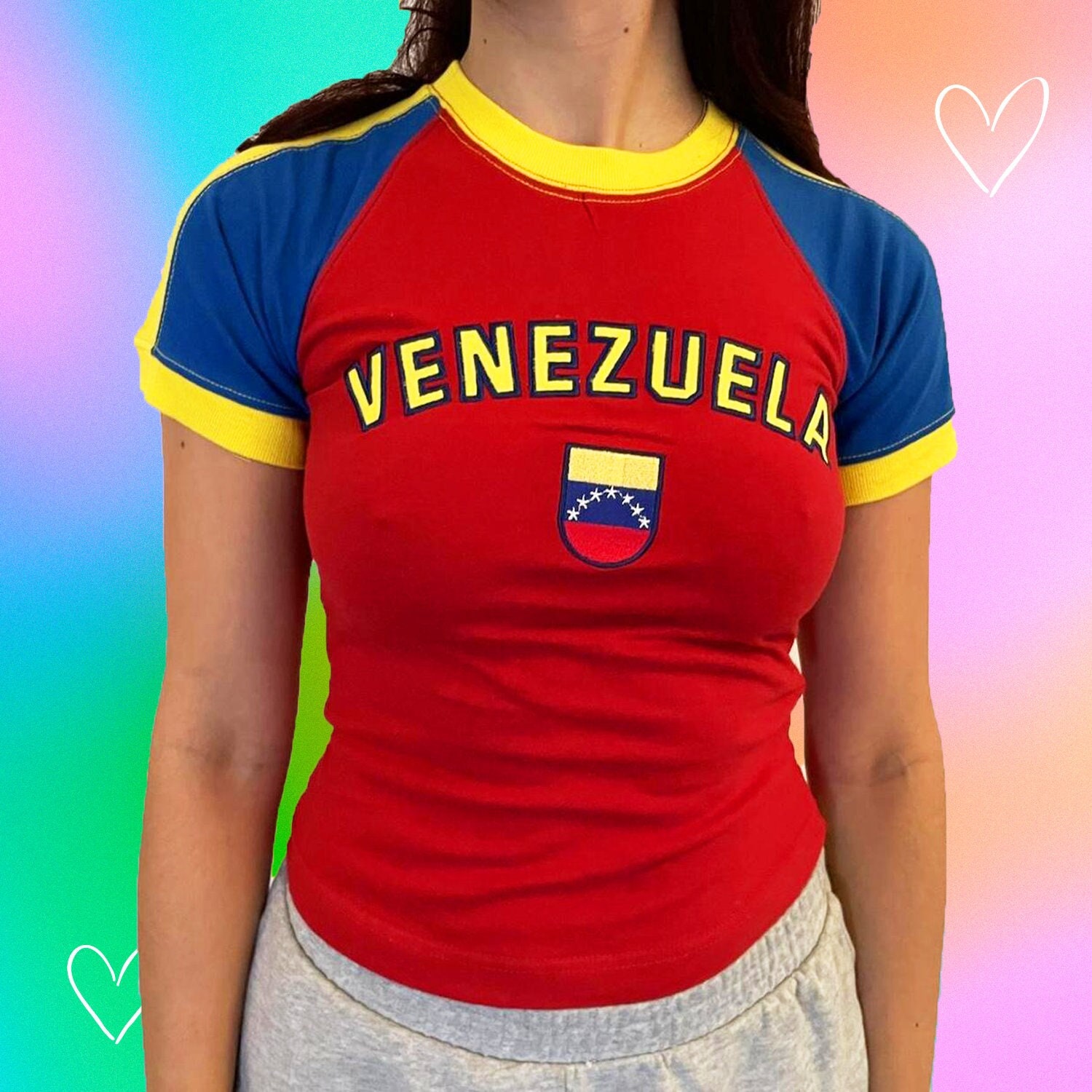 Vintage Venezuela Jersey Top Y2k Summer 