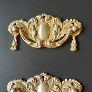 Tiradores de cajones de gabinete, manijas doradas antiguas, perillas vintage, tiradores de armario de tocador de cajones, herrajes de extracción, manijas de bronce amarillo