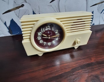 Vintage Tokyo Travel Clock: Retro Japanese Winding Alarm Clock in