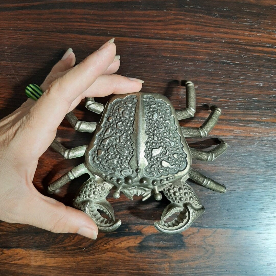 Decorative Crab Ashtray Crab Ashtray With Lid Crab Cigarette Etsy