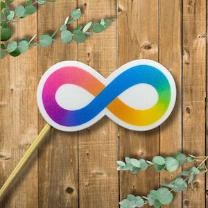 Neurodivergent sticker bundle- embrace neurodiversity water bottle sticker- neurodivergent infinity symbol sticker- autism sticker