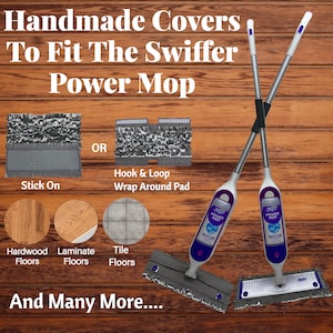 Handmade Whatamop Microfilament Mop Pad: Fits Swiffer Power Mop