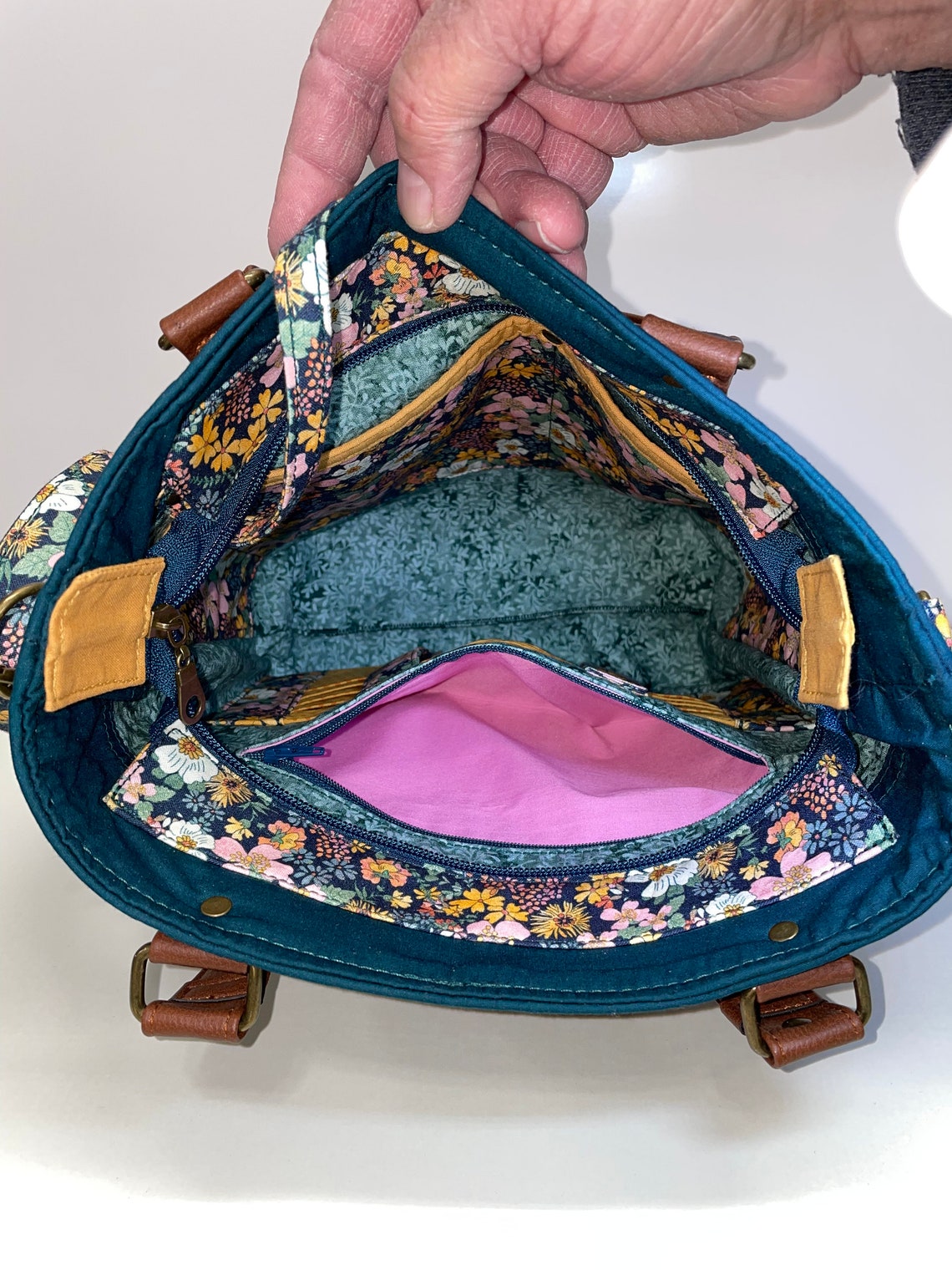 Faux Leather Tote Bag