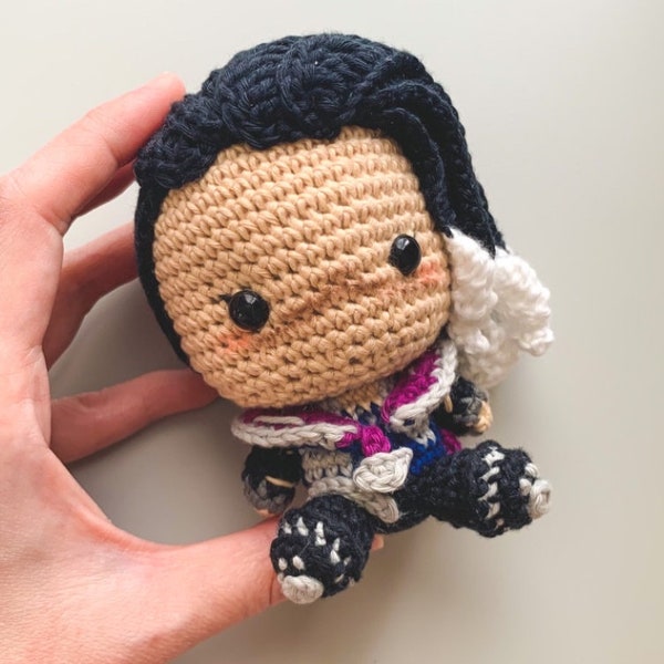 Valorant Fade, Valorant Fade Amigurumi Doll,  Valorant Gift, Valorant Character,Valorant Fade Plushie,Fade Figure,Amigurumi Fade,