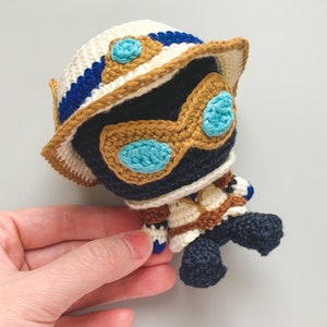 Valorant Cypher, Valorant Cypher Amigurumi Doll, Valorant Geschenk, Valorant Geschenk, Valorant Cosplay,Cypher Figur, Valorant Charakter