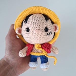 One piece luffy crochet, Straw Hat Pirates, Monkey D. Luffy, Roger, Zoro, Sanji, Nami