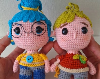 Pelúcia de crochê "It Takes Two" de Cody e May