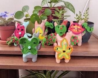 Legend of Zelda Korok Crochet Plush, Linder, Makar, Oakin, Kula, Maca, Oaki, Natie, Daz, Walton, Elma, Hollo, Irch, Rown, Chio, Hestu, Kula,