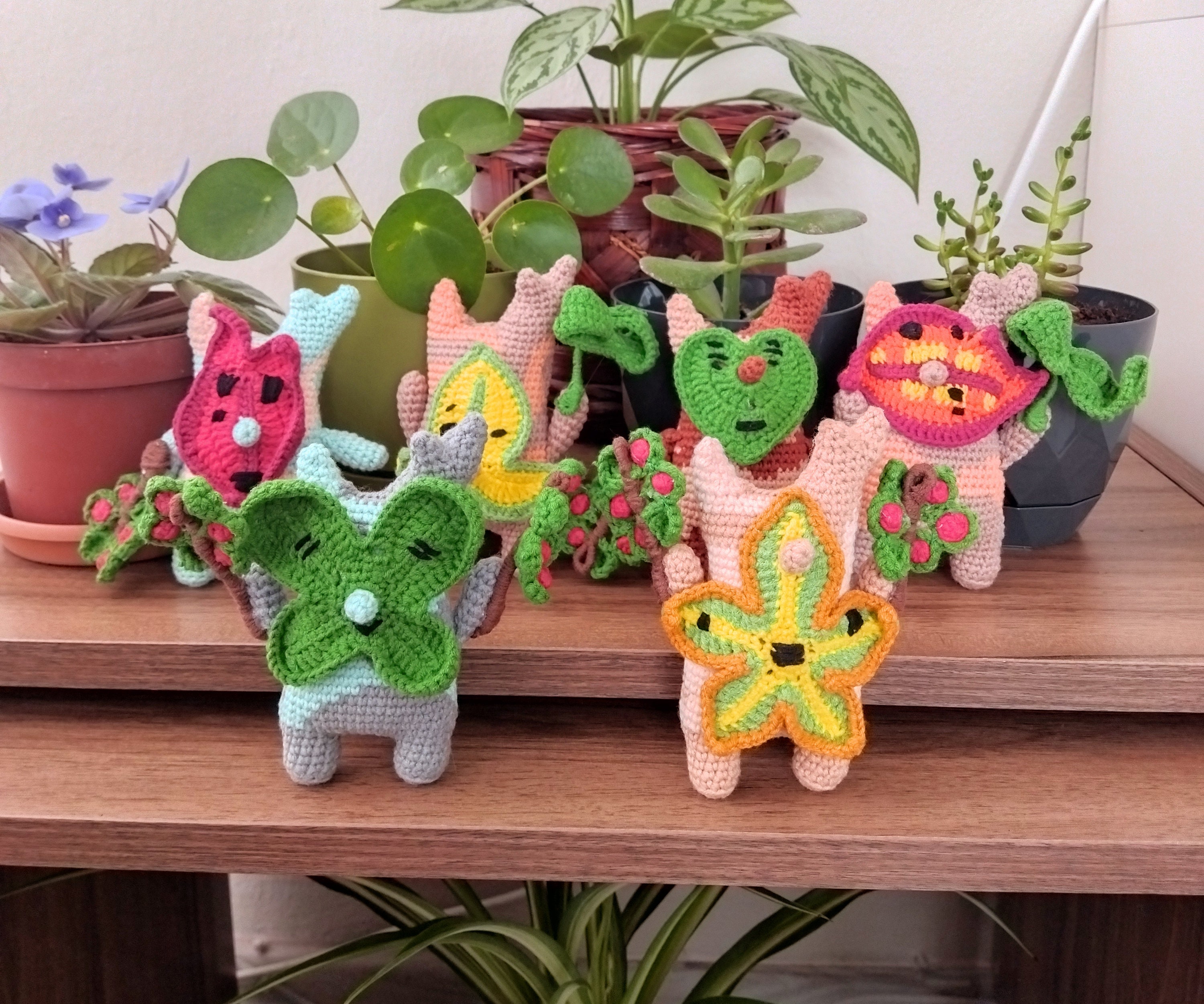 Legend of Zelda Korok Crochet Plush, Linder, Makar, Oakin, Kula