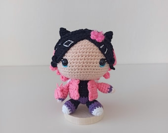Valorant クローブのかぎ針編みぬいぐるみ、クローブ エージェント