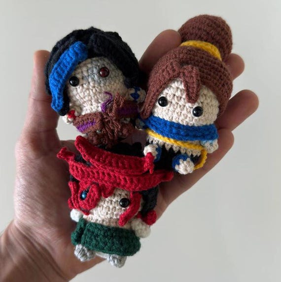 League of Legends Crochet Plush, Arcane Yasuo, Yone, Kayn, Vi