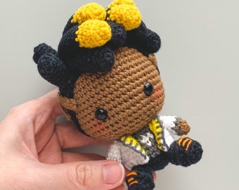 Valorant Phoenix, personaje de Valorant, regalo de Valorant, peluche de ganchillo de Phoenix Valorant, peluche de Phoenix, figura de Phoenix, Phoenix