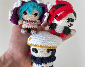 League of Legends Crochet Plush, Arcane, Vi, Jinx, Caitlyn