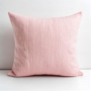 Corduroy Cushion Cover - Velvet Throw Pillow - Home and Garden Decor - Multicolor Option
