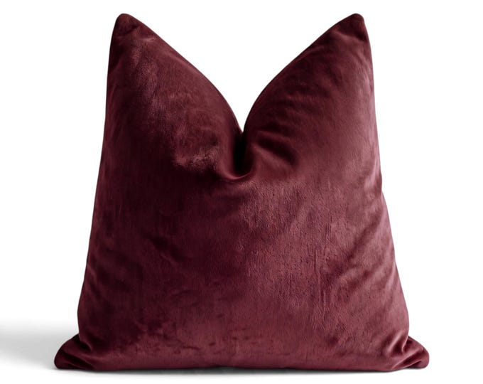 Velvet Throw Pillow Covers - Modern Soft Velvet Accent Pillows