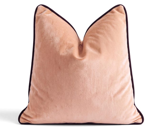 Velvet Throw Pillow Covers - Modern Soft Velvet Accent Pillows