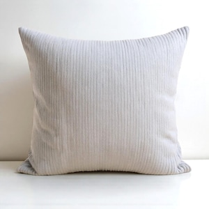 Corduroy Cushion Cover - Velvet Throw Pillow - Home and Garden Decor - Multicolor Option