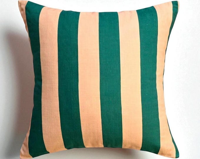 Bohemian Striped Linen Pillow Cover - Linen Pillow - Multicolor Pillow - Hello Mello Store