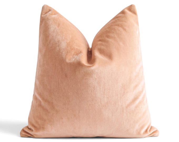 Velvet Throw Pillow Covers - Modern Soft Velvet Accent Pillows