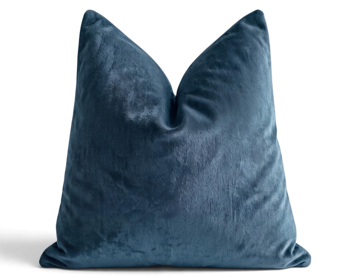 Velvet Throw Pillow Covers - Modern Soft Velvet Accent Pillows