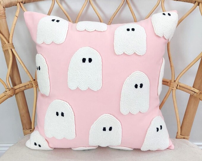 Handmade Halloween Pillow - Pumpkin Pillow - Hat - Ghost - Dry Leaves Pumpkin - Bat Halloween - Ghost Pillow - Hello Mello Store
