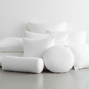 10/90 Dunfjäderkuddinlägg - Välj din storlek - Kvadratisk, Lumbar - Euroshams - Bolster - Nackrulle