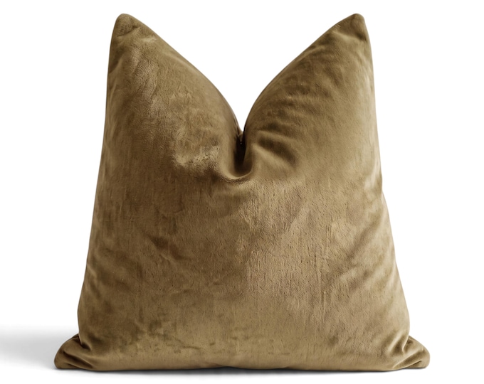Velvet Throw Pillow Covers - Modern Soft Velvet Accent Pillows