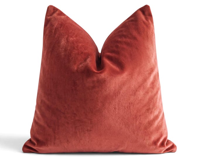 Velvet Throw Pillow Covers - Modern Soft Velvet Accent Pillows