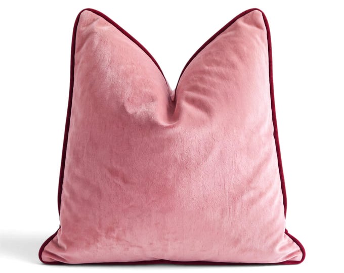 Velvet Throw Pillow Covers - Modern Soft Velvet Accent Pillows